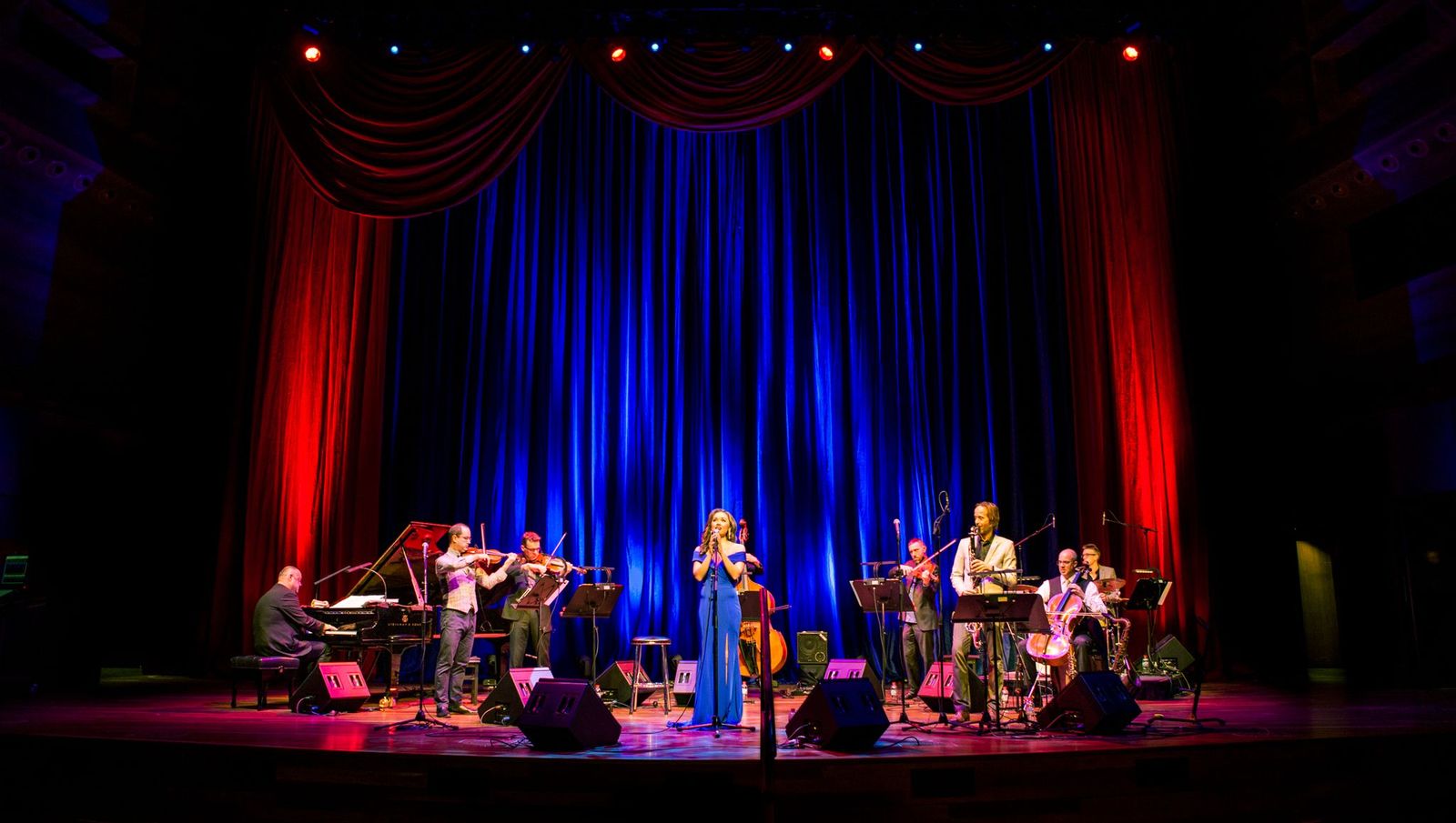 Hook Turn Orchestra performing live on stage